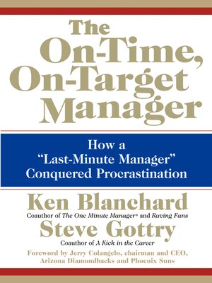 cover image of The On-Time, On-Target Manager